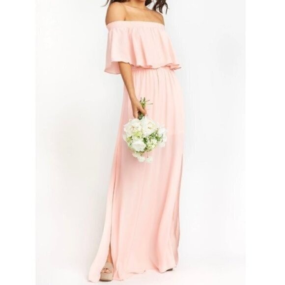 NEW Show Me Your Mumu Hacienda Bridesmaid Pink Maxi Dress Size XL - Picture 1 of 8